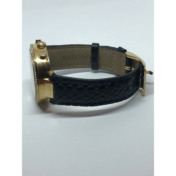 Michael Kors MK5354 Women\'s Black Leather Analog G main image 4